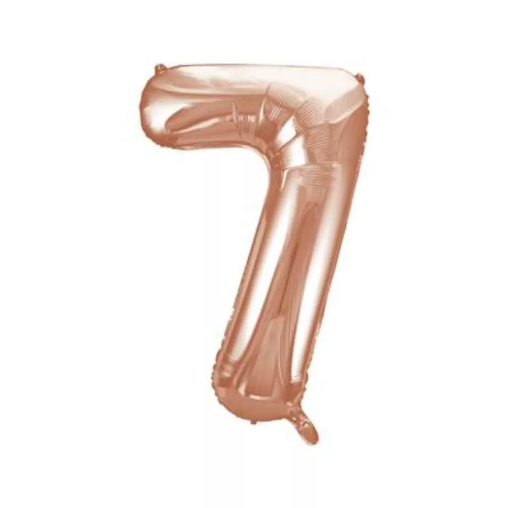 34" Foil Number Balloon (choice of colours)