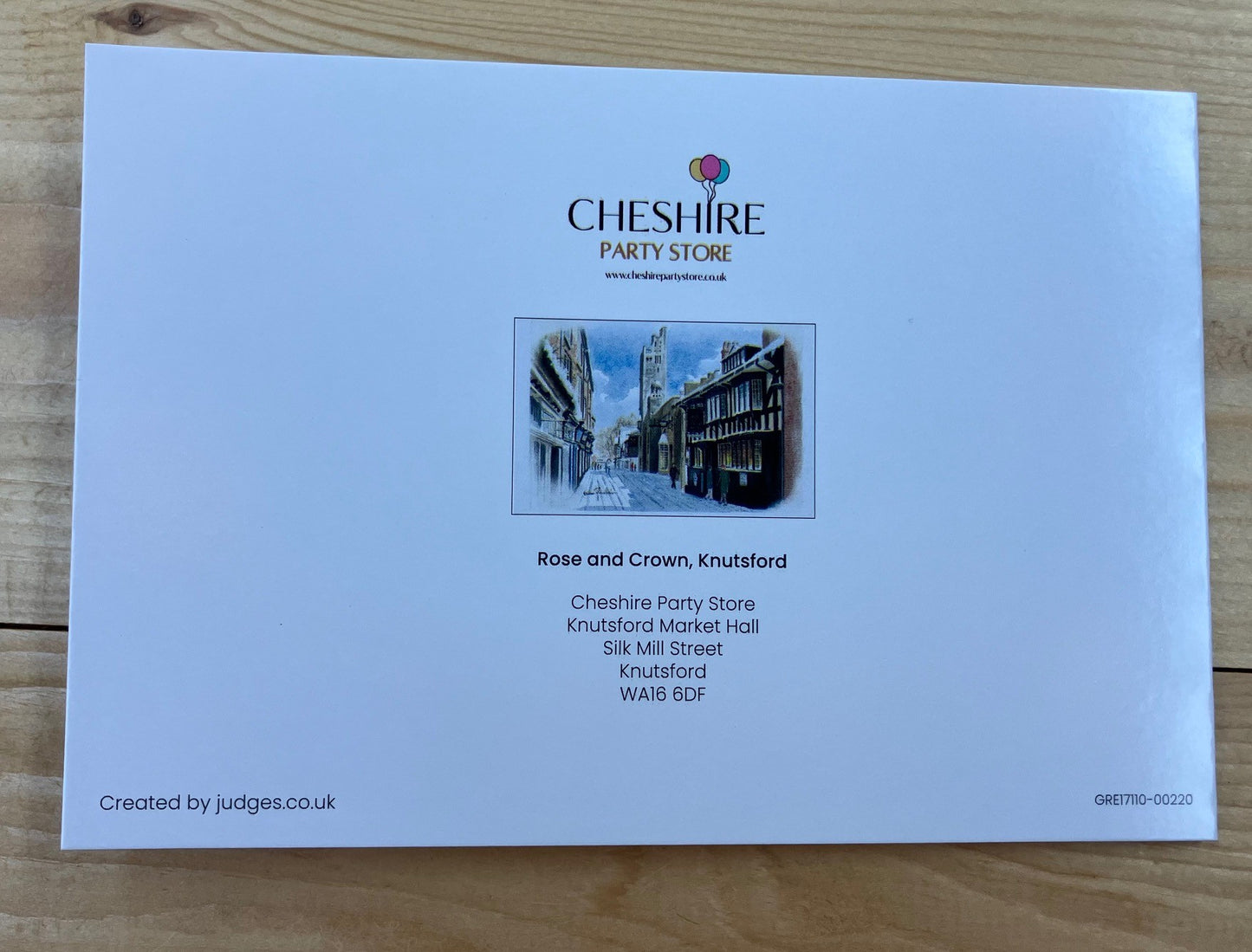 Pack of 10 Knutsford Christmas Cards