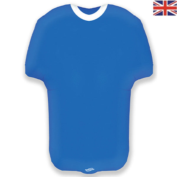 Light Blue Football Shirt Helium Balloon