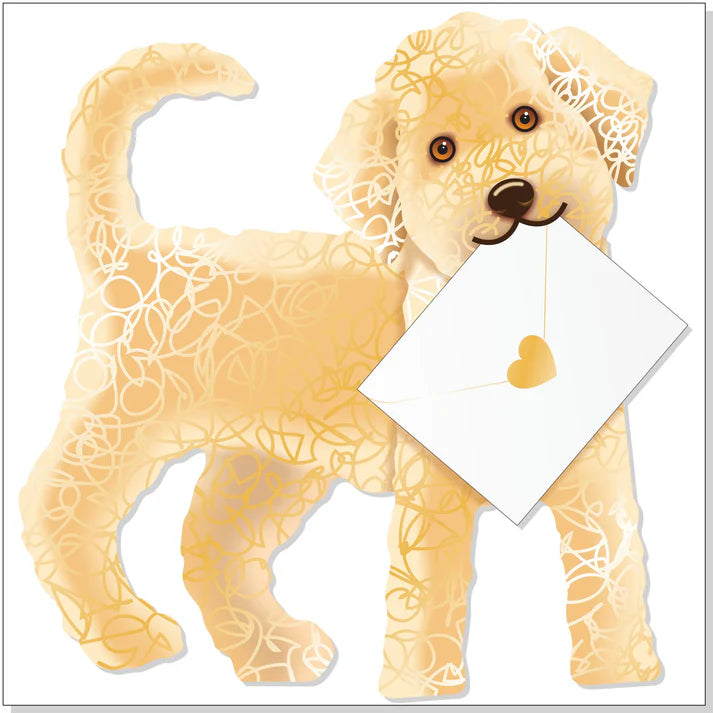 Special Delivery Card Toffee the Dog 3D