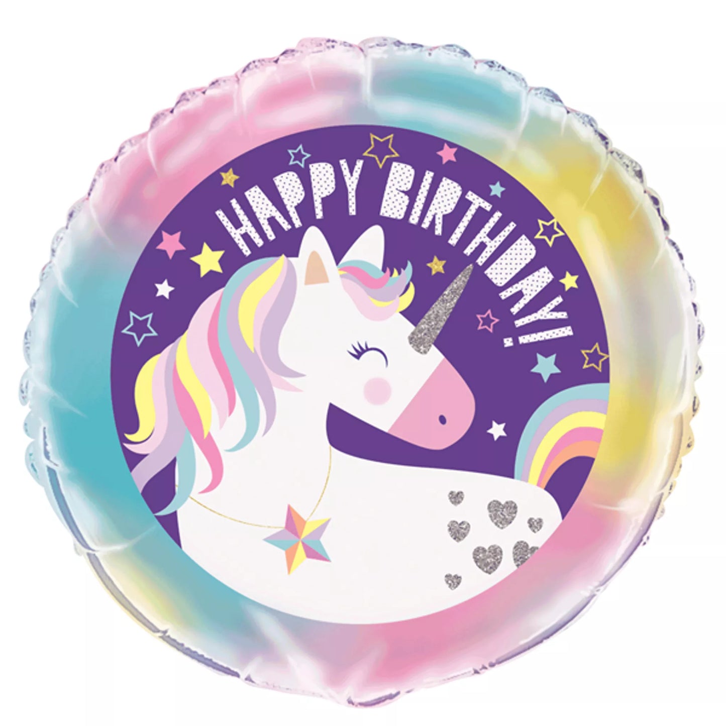 Happy Birthday Unicorn Helium Balloons