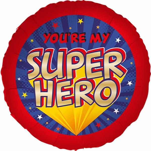 You're My Super Hero Foil Helium Balloon