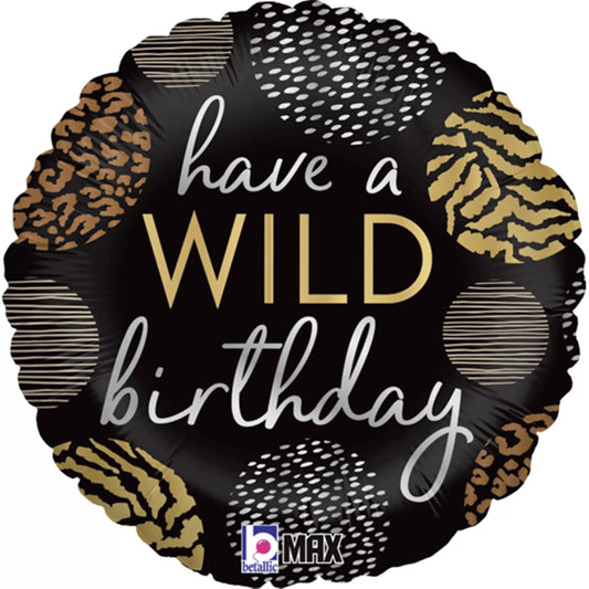 Have a WILD birthday Foil Helium Balloon